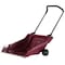 Gardenised Heavy Duty Snow Rolling Remover with Wheels and Wide Blade, Red QI004205 - alternate 6